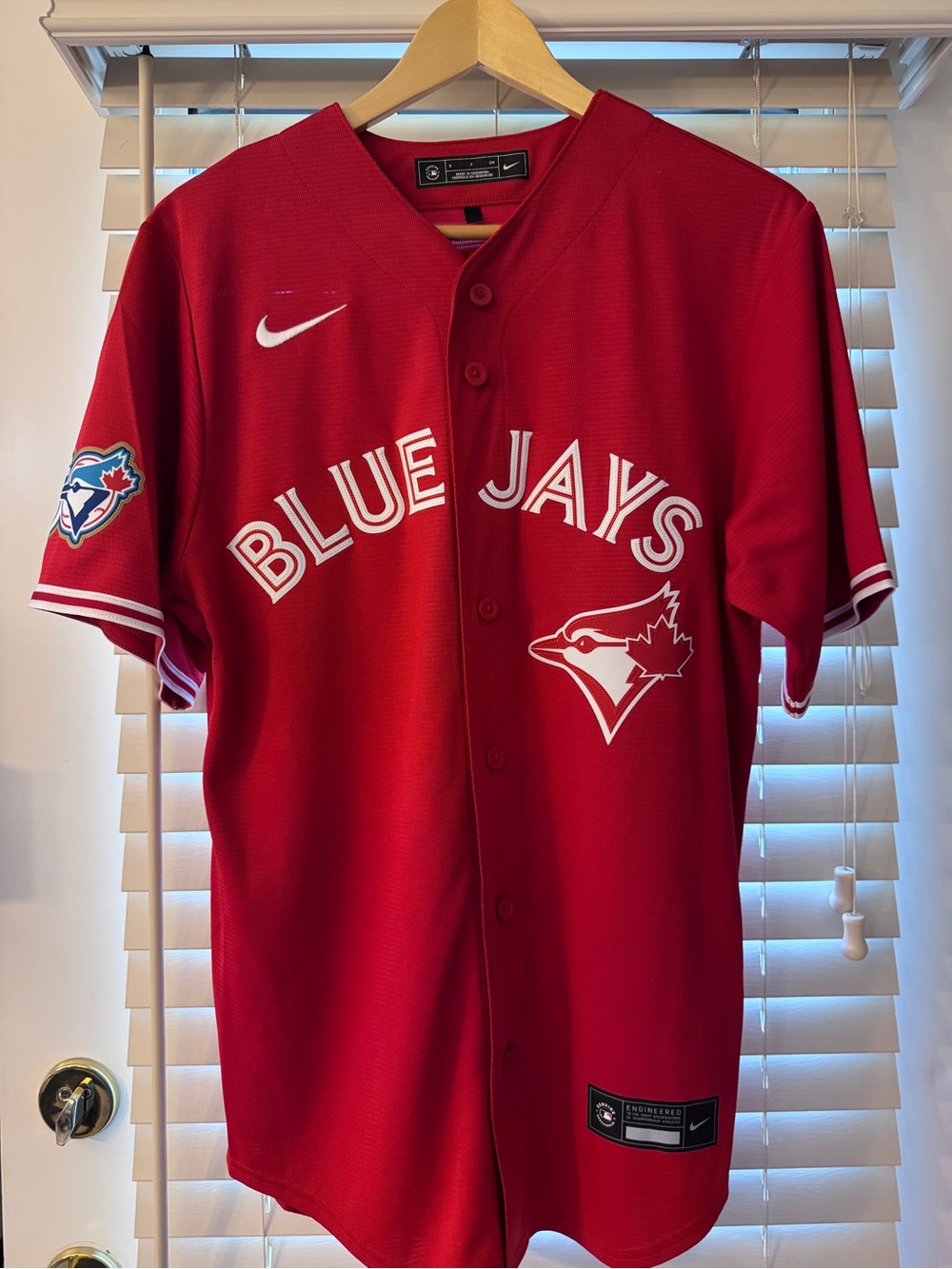 Nike Toronto Blue Jays Red Kirk Authentic Jersey